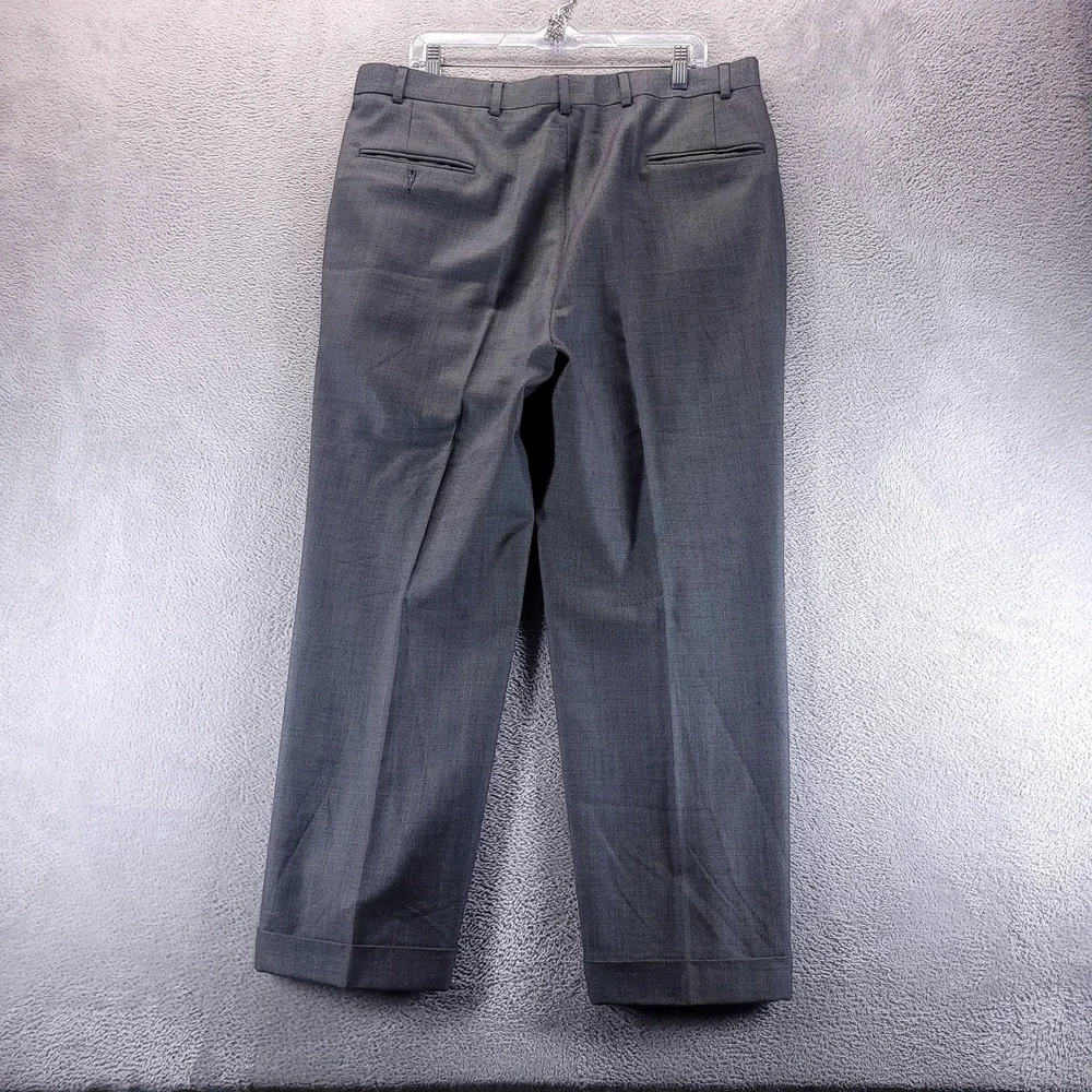 VTG J Press Suit Mens 43R 37x27 Gray Wool Classic Fit 2 Piece Pressidential USA